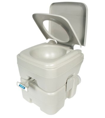 Chemical toilet for homeless living in a van or SUV